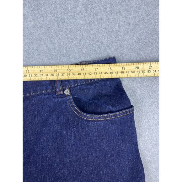 Lauren Ralph Lauren Jeans Womens 16 Measures 37x29 Blue Classic Straight‎ - Picture 8 of 12
